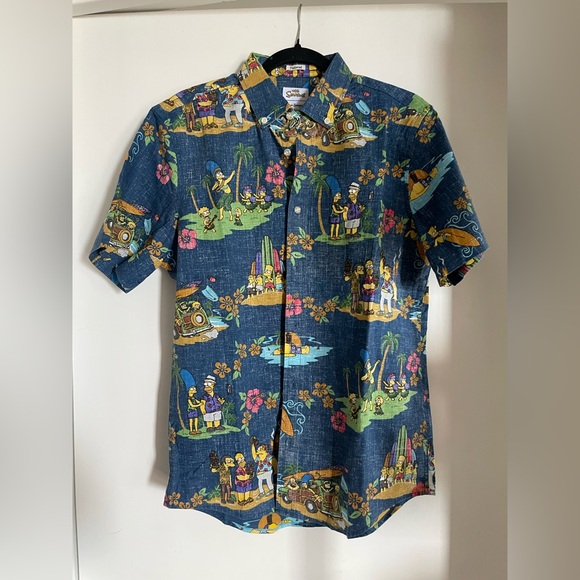 Reyn Spooner X Simpsons Button Down Shirt - Picture 2 of 3